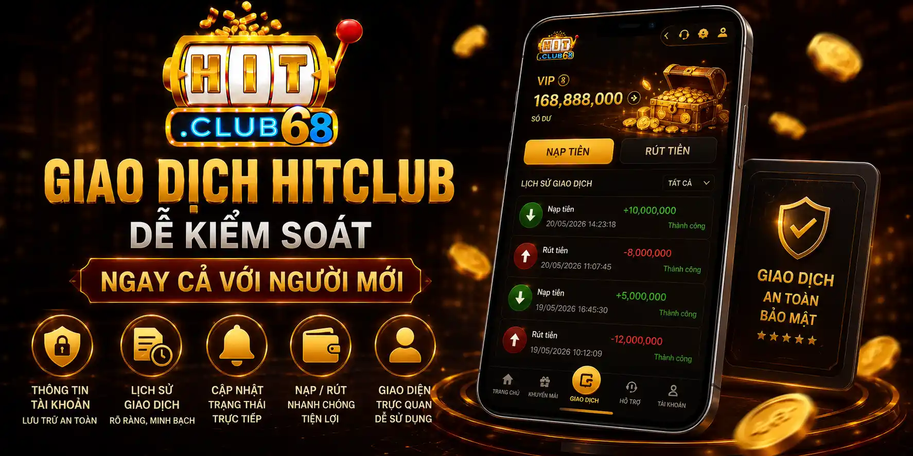 Giao dịch Hitclub dễ kiểm soát ngay cả với người mới Giao dịch Hitclub dễ kiểm soát ngay cả với người mới